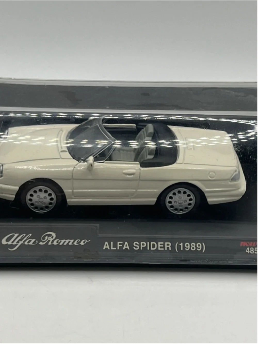 1989 New Ray OpenTop 1/43 White white Alfa Romeo Spider Roadster SEALED 48579